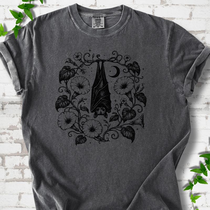 Moon Garden Bat T-Shirt