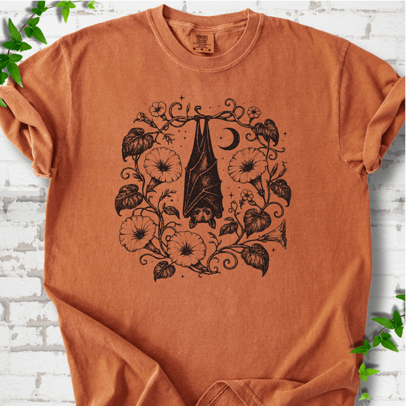 Moon Garden Bat T-Shirt