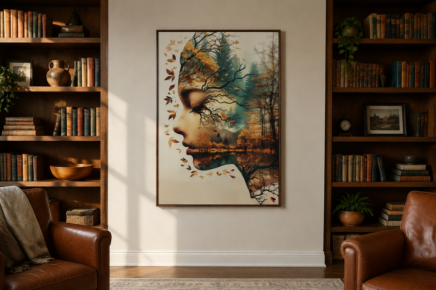 Mother Nature Spiritual Framed Canvas Wall Art