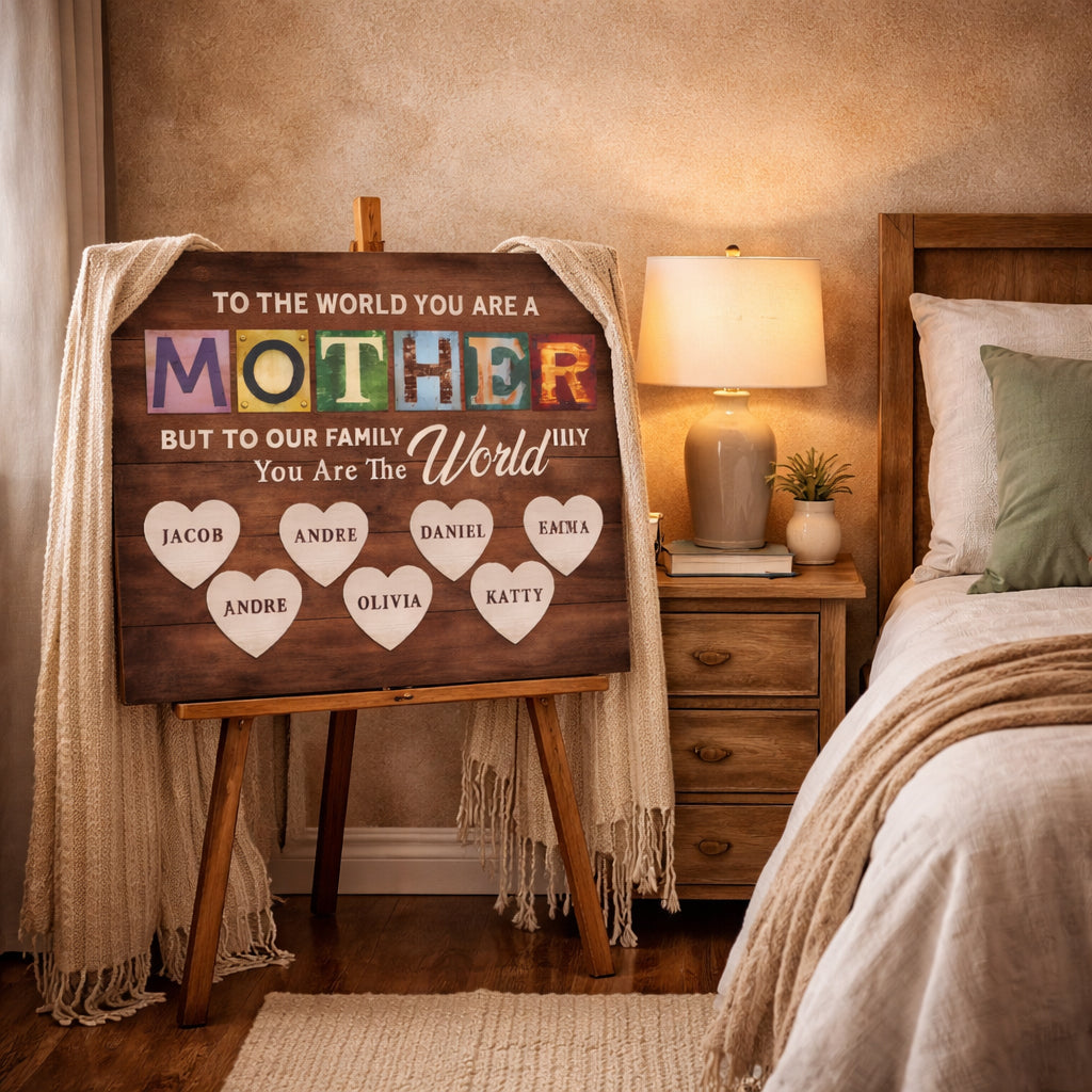 Mother You Are Our World Sign