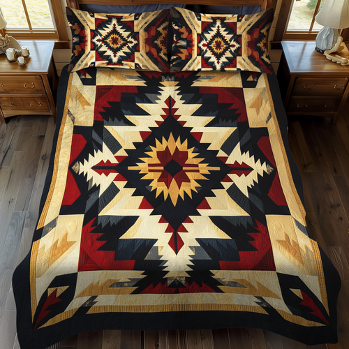 Mountain Echo 3-Piece Quilted Bedding Set - Single (59" x 70")