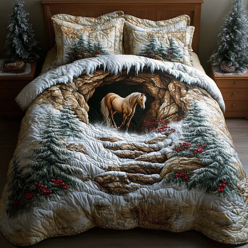 Mountain Spirit 3-Piece Quilted Bedding Set - Single (59" x 70")
