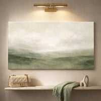 Muted Greens - canvas