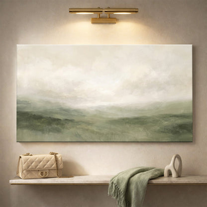 Muted Greens - canvas