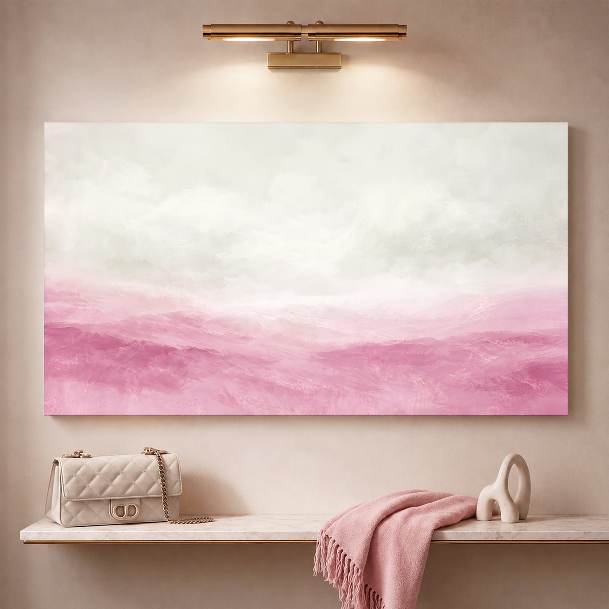 Muted Pink - canvas