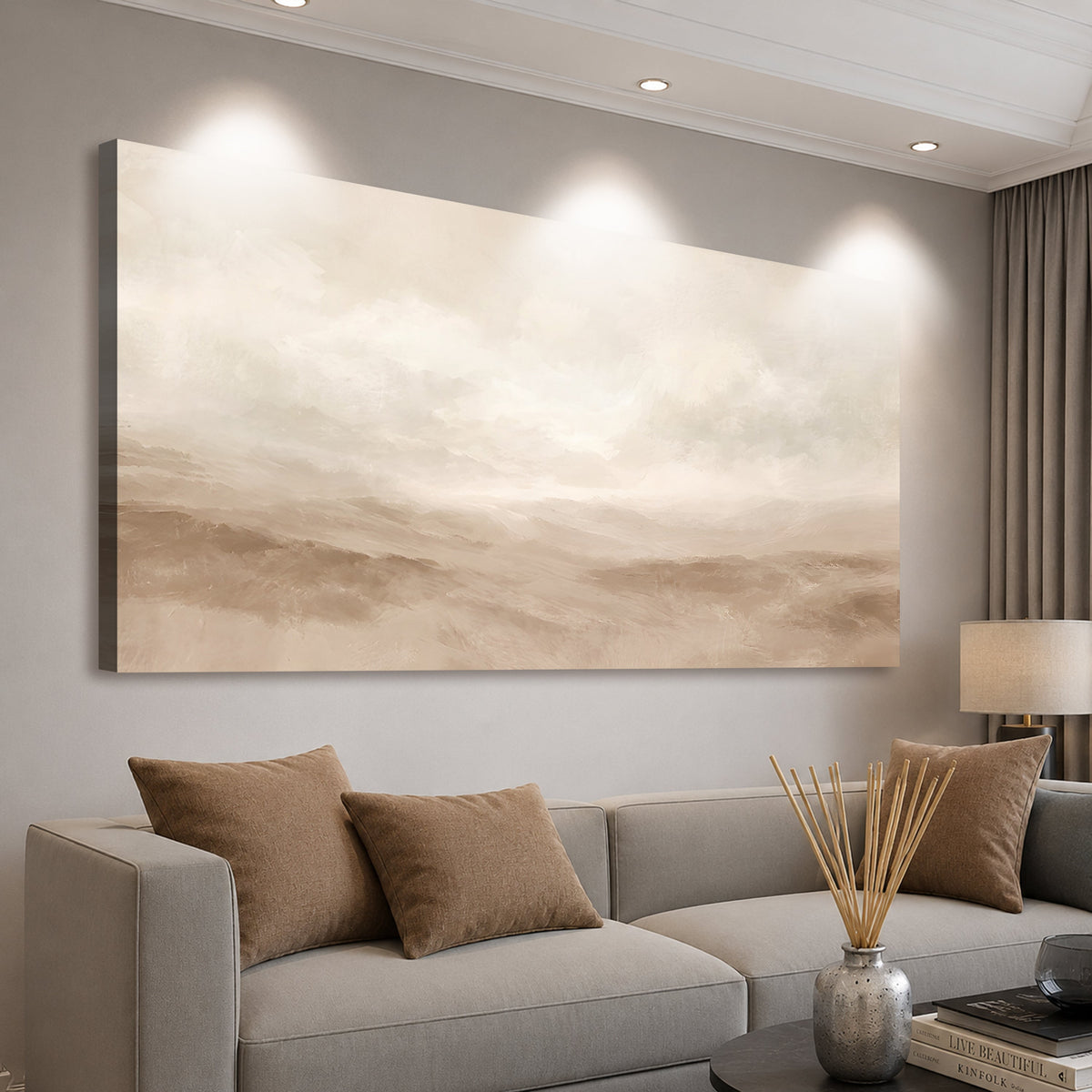 Muted Sand - canvas
