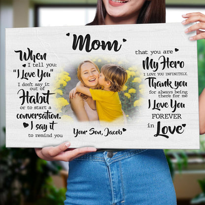 Mother's Day Sign My Hero
