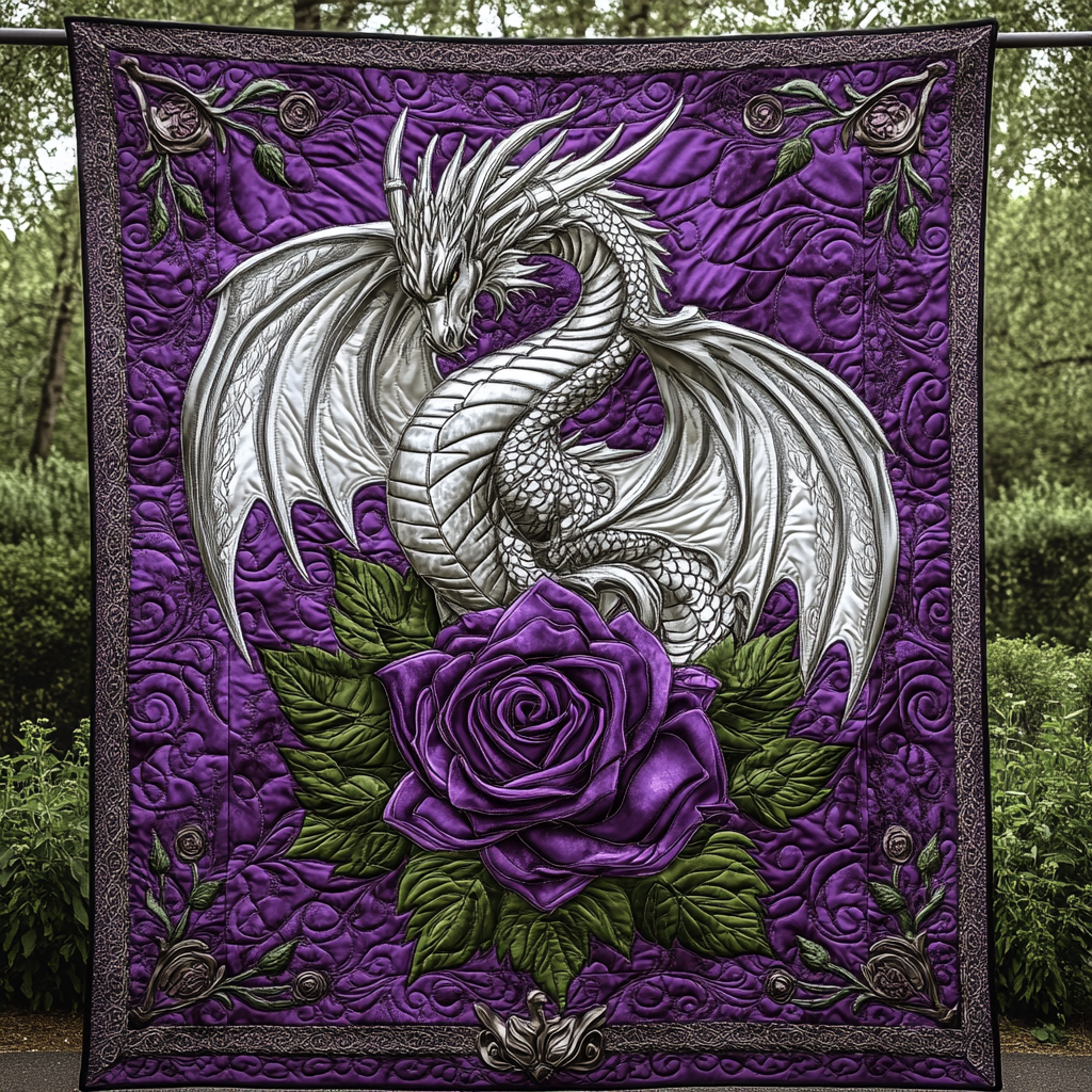 Throw (55'' x 60'') /Mystic Scales Quilted Blanket