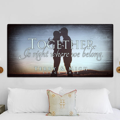 Together Sign - canvas