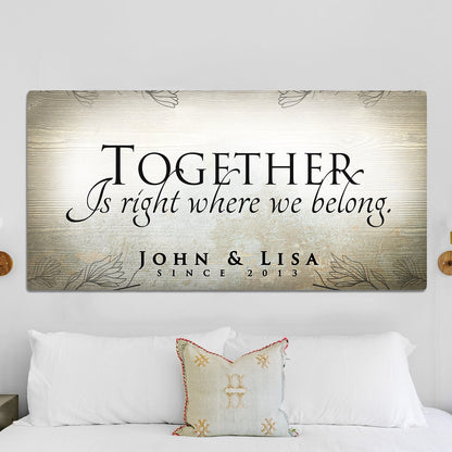Together Sign - canvas