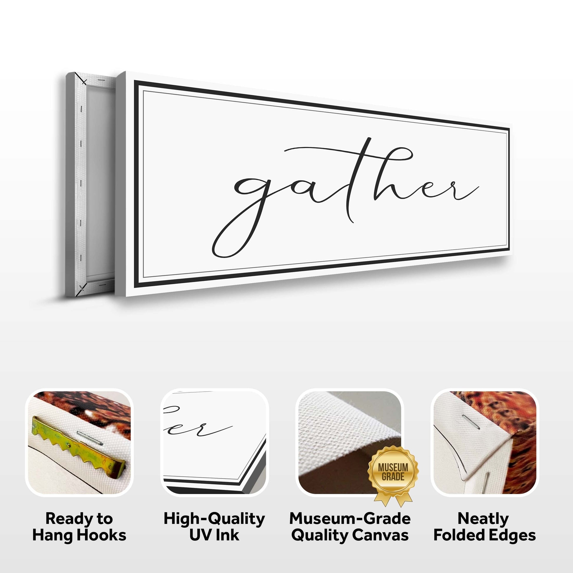 Gather Sign - canvas