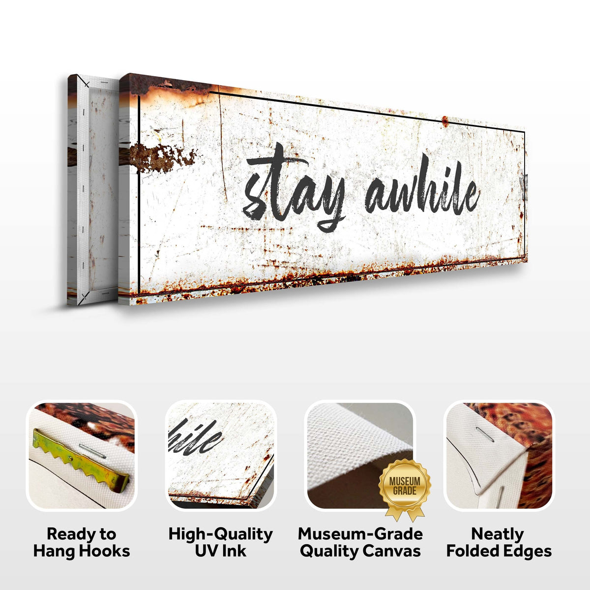 Stay Awhile Sign