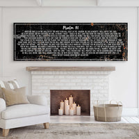 Psalm 91 - He Is My Refuge Sign II