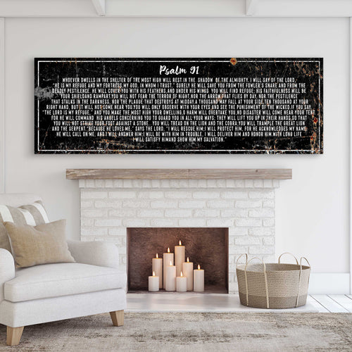 Psalm 91 - He Is My Refuge Sign II