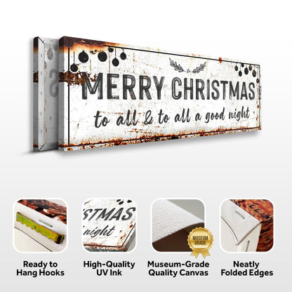 Merry Christmas To All Sign