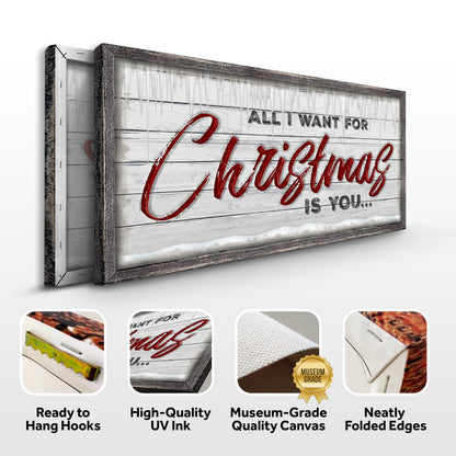 All I Want For Christmas Is You Sign