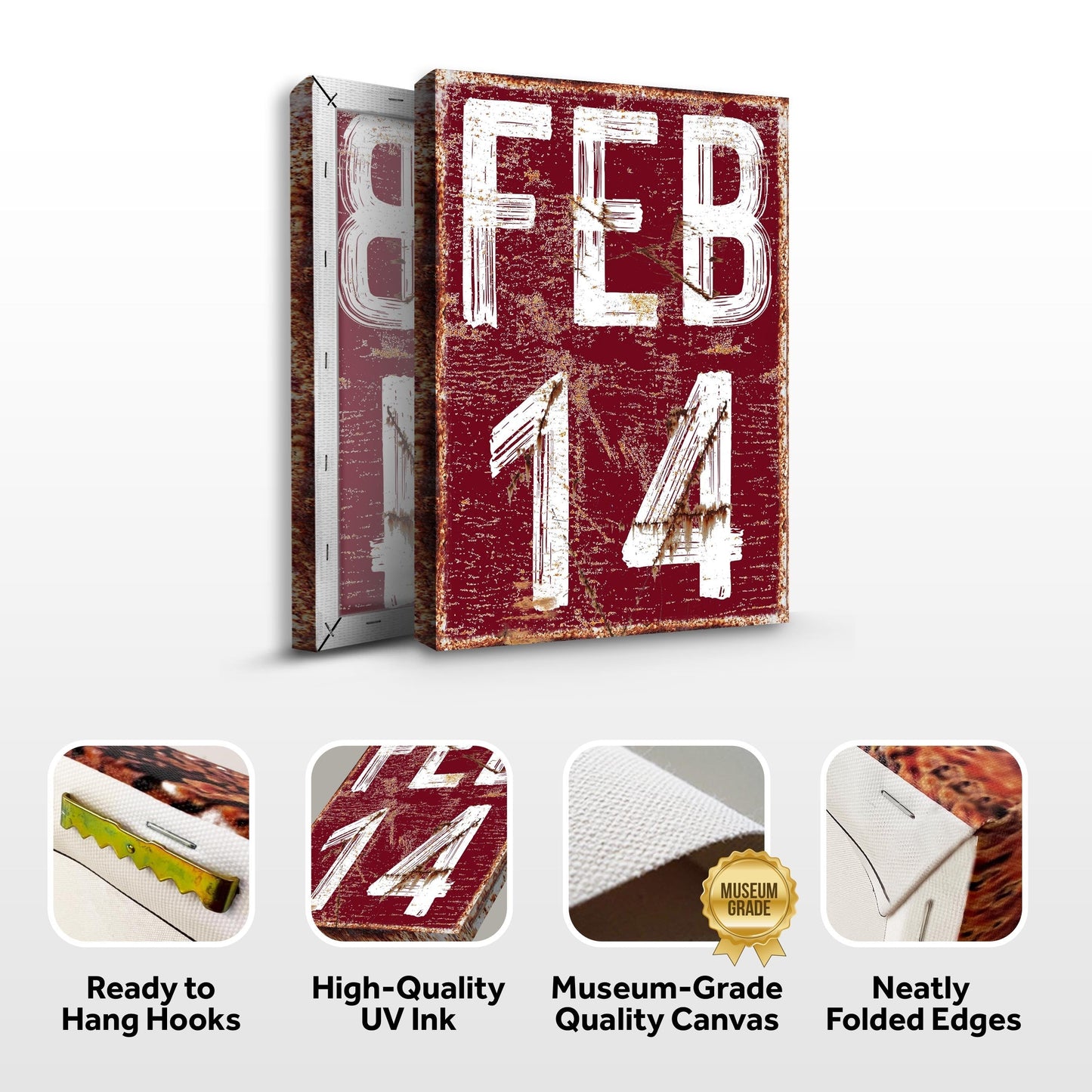 Feb 14 Sign - canvas