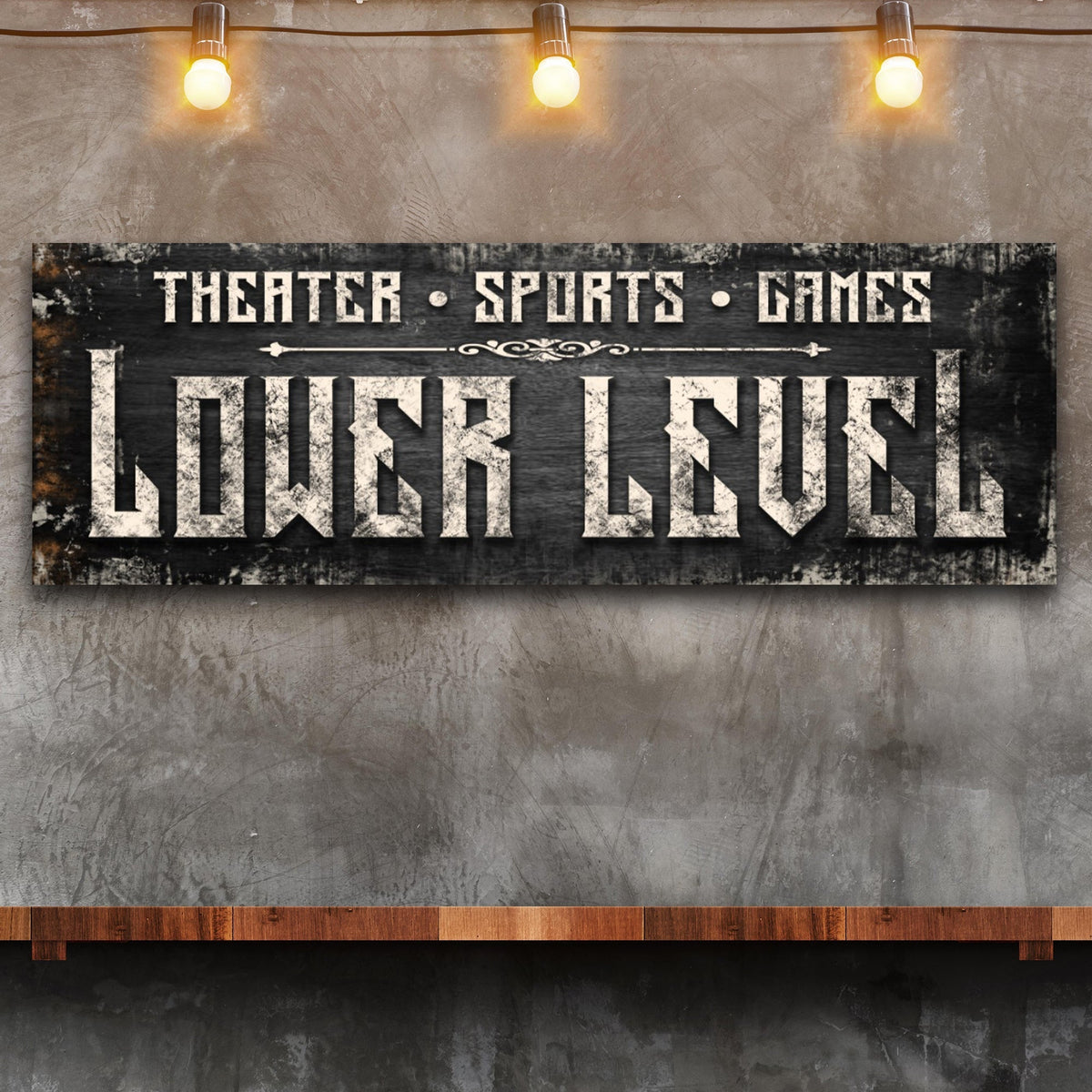 Lower Level Sign