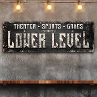 Lower Level Sign