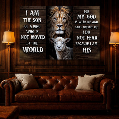 Lion and the Lamb Wall Sign