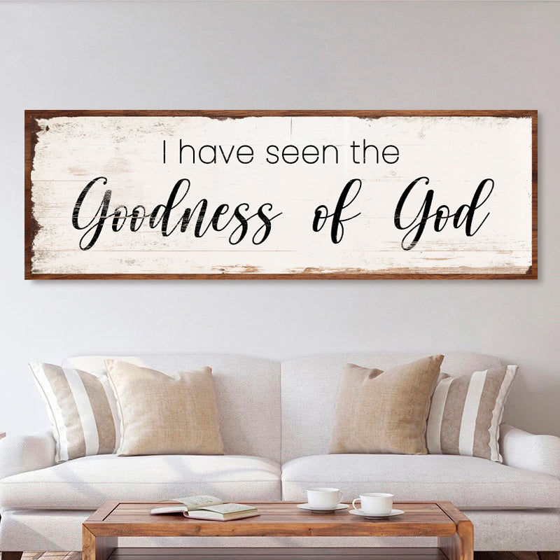 Goodness Of God Wall Sign
