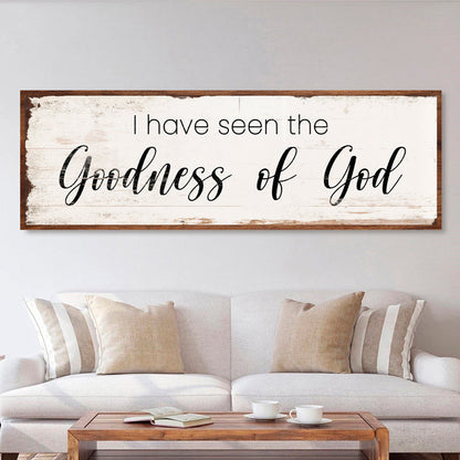 Goodness Of God Wall Sign