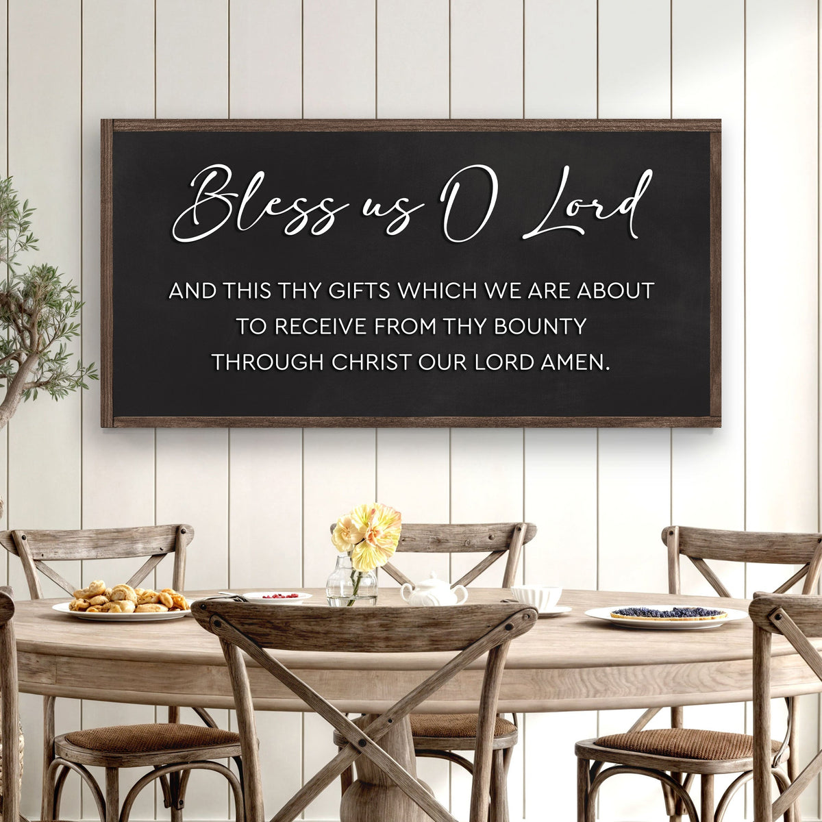 Rustic Wooden Blessing Wall Sign