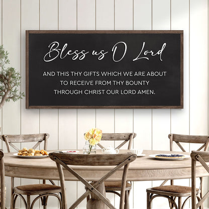 Rustic Wooden Blessing Wall Sign