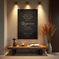 This Is The Day - Psalm 118:24 Bible Verse Sign