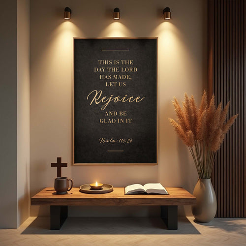 This Is The Day - Psalm 118:24 Bible Verse Sign