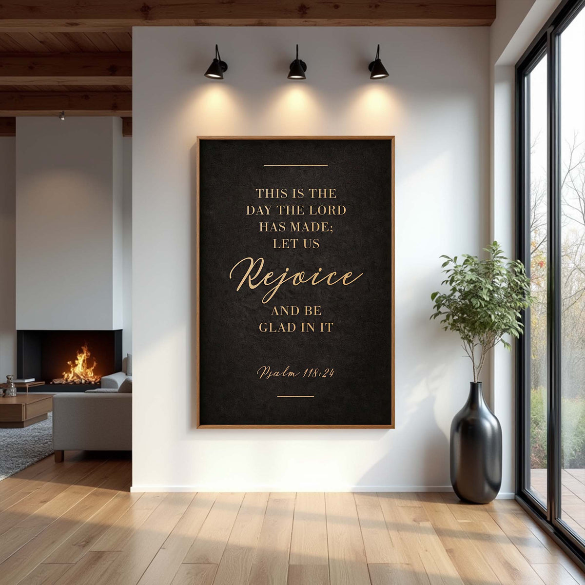 This Is The Day - Psalm 118:24 Bible Verse Sign