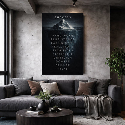 Iceberg of Success Wall Sign II