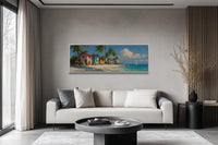Nassau Bahamas Beach Long Horizontal Wall Art