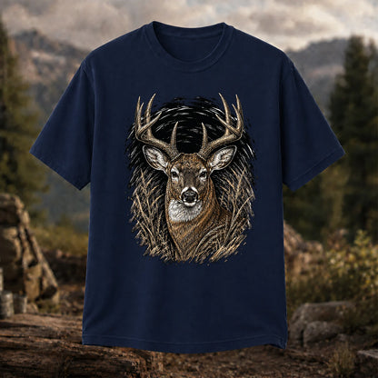 Whitetail Buck T-Shirt, Vintage Deer Hunting Tee