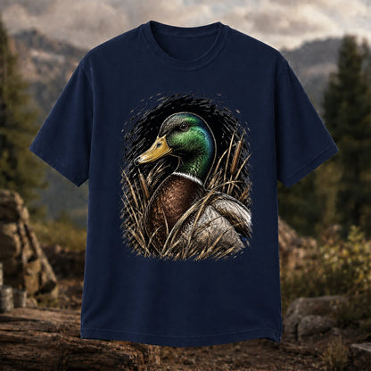 Mallard Duck T-Shirt, Vintage Waterfowl Hunting Tee