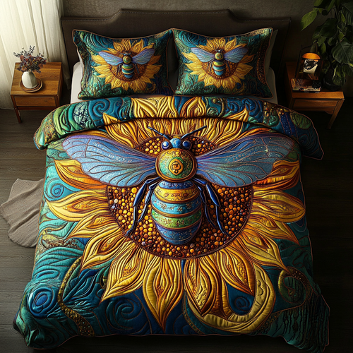 Nectar Dream 3-Piece Quilted Bedding Set - Single (59" x 70")