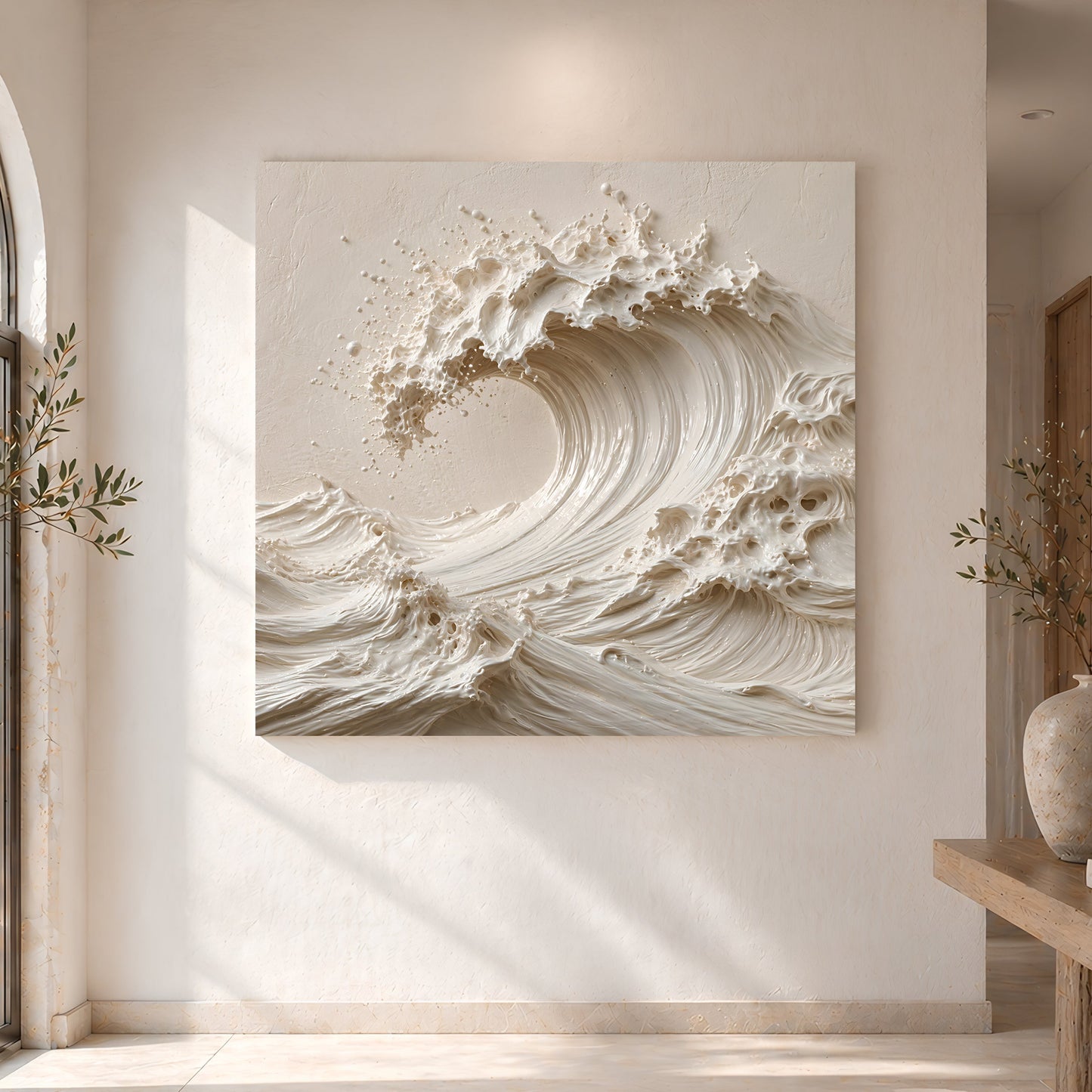 Neutral Wave Sculpture