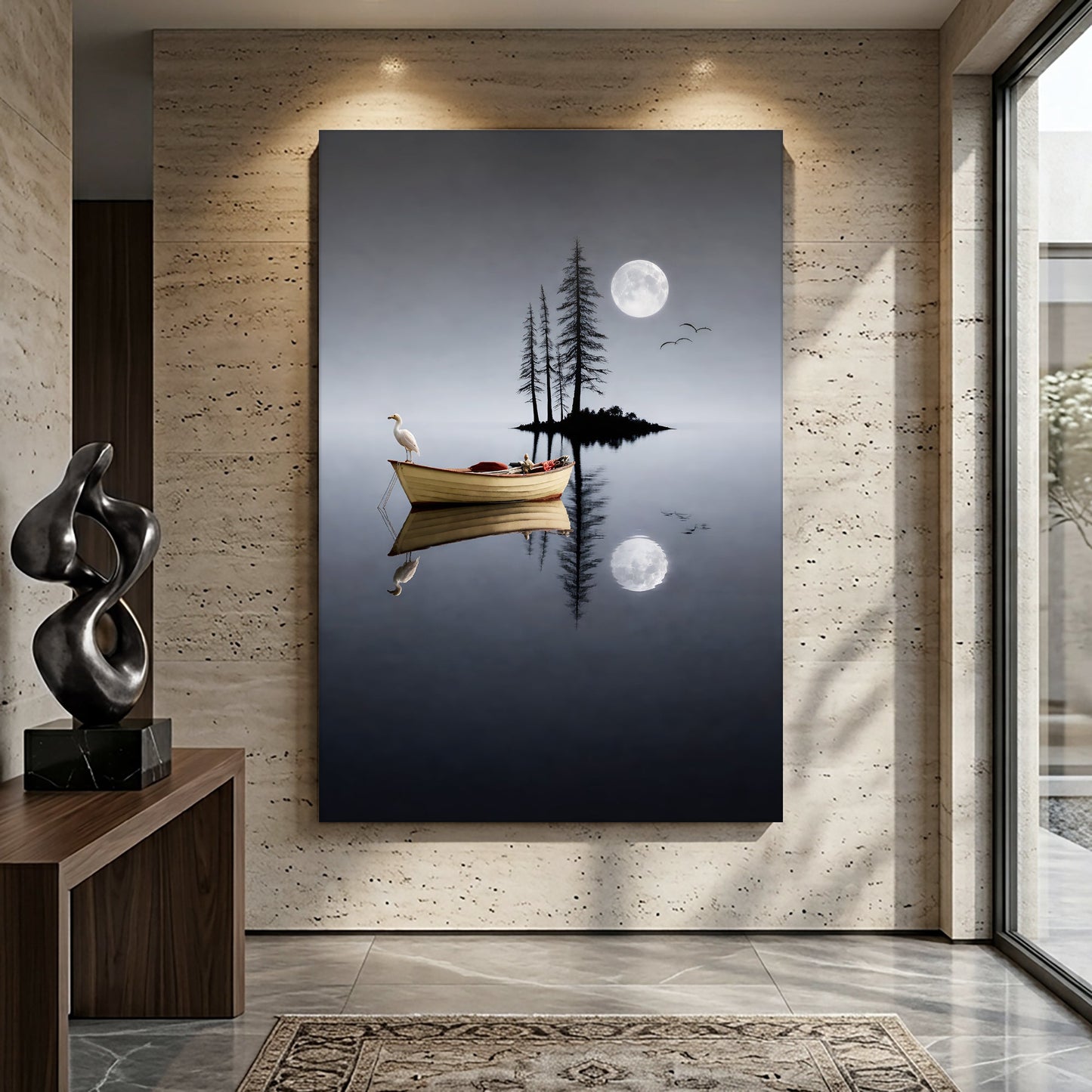 Modern Minimalist Night Lake