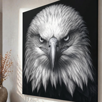 Noir Eagle - canvas
