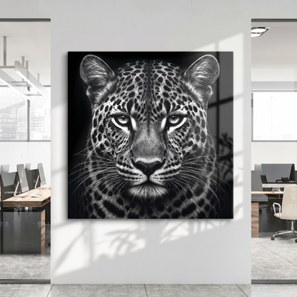 Noir Leopard - canvas