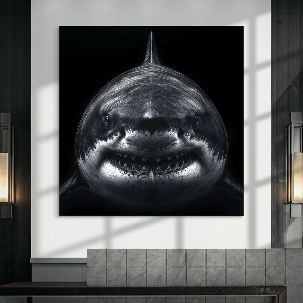 Noir Shark - canvas