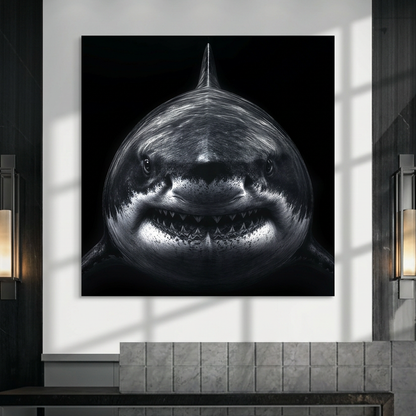 Noir Shark - canvas