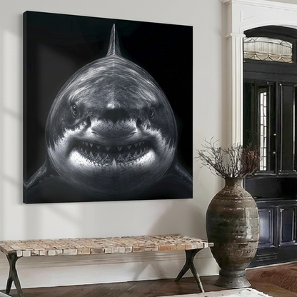 Noir Shark - canvas