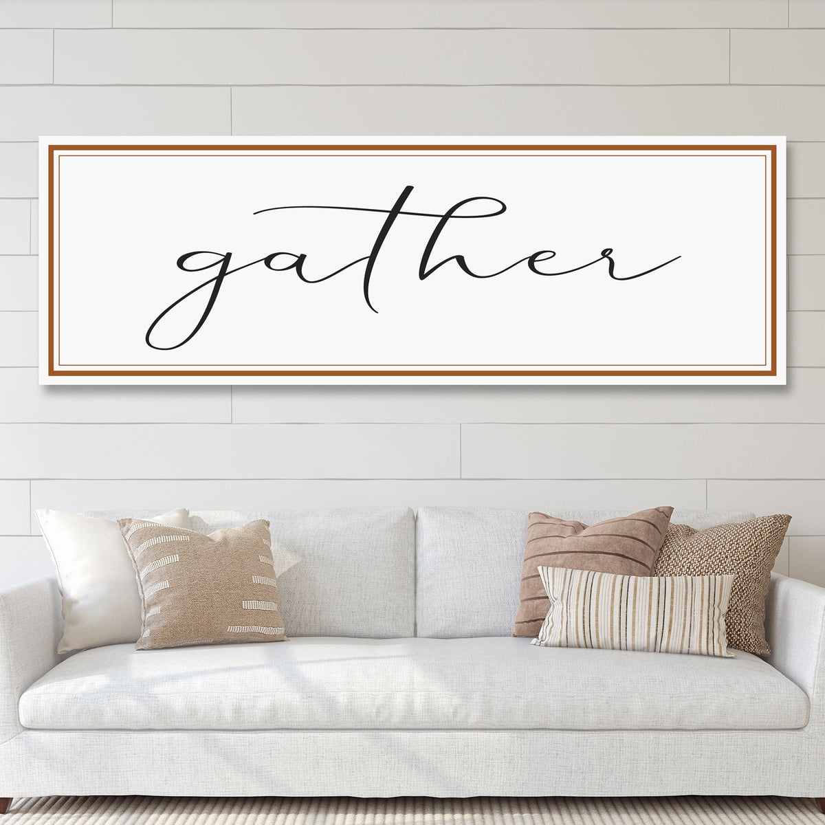 Gather Sign - canvas