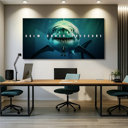 Calm Under Pressure Wall Sign
