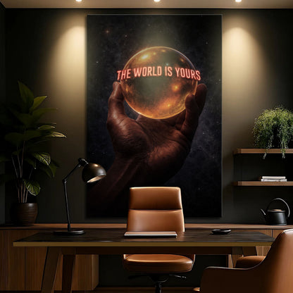 The World is Yours Wall Sign