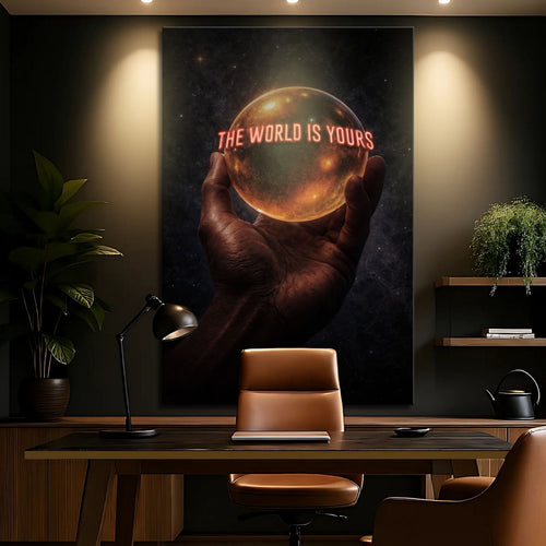 The World is Yours Wall Sign