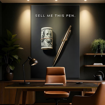 Sell Me This Pen Wall Sign