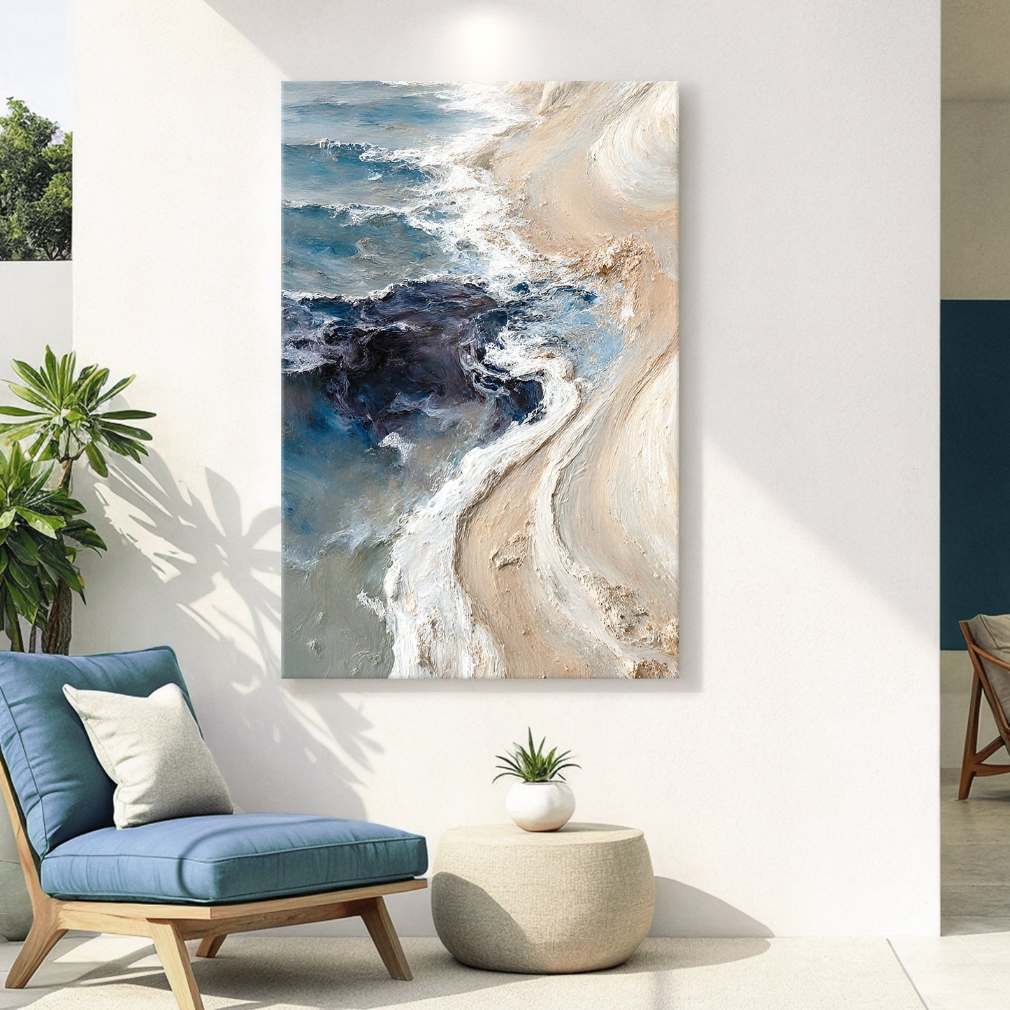 Coastal Drift Abstract Wall Art II