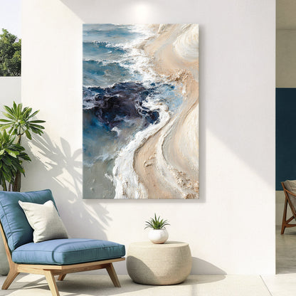 Coastal Drift Abstract Wall Art II